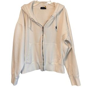 POLO Ralph Lauren cropped zipper hoodie